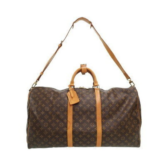 Louis Vuitton Monogram Keepall Bandouliere Travel Boston Bag - Picture 1 of 8